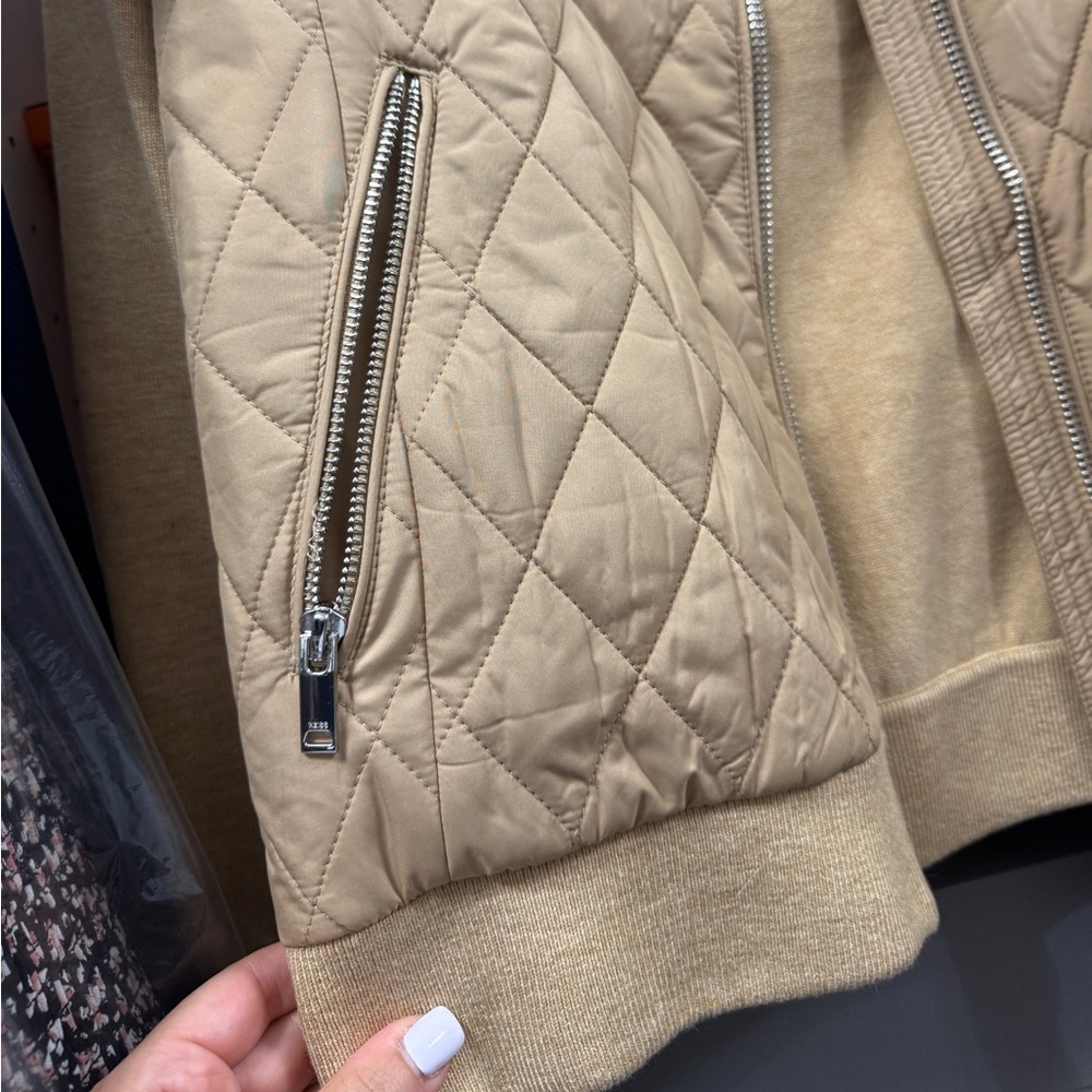 REISS Ayla Knit Hybrid Jacket - Picture 5 of 7